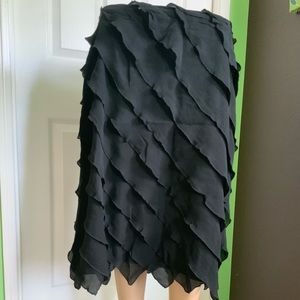 Adrianna Papell ruffle skirt.